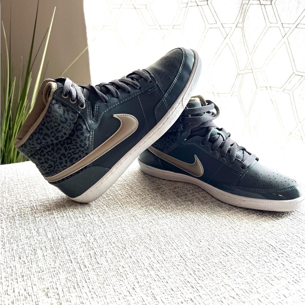 Nike Double Team Mid Leather Trainers 7.5 EUC